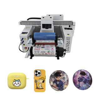 Stampante per etichette a getto d'inchiostro <span class=keywords><strong>UV</strong></span> 6080 per carta acrilica in plastica di vetro con inchiostro commestibile Touch Screen automatico ad alta velocità - Product Image 3