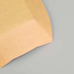 Barquettes en papier kraft compostables, barquettes en papier jetables de qualité alimentaire pour les collations, les frites, les barbecues, les emballages à emporter - Product Image 4