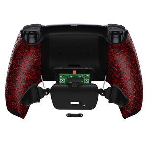 Kit rimappatura 2.0 rosso in gomma con scheda di aggiornamento + guscio posteriore ridisegnato + pulsanti posteriori per Controller PS5 - Product Image 5