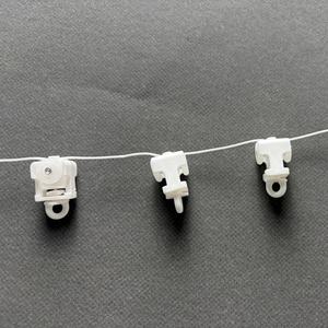 Glissières électriques pour rideaux à plis ondulés avec bouton, système de rail pour rideaux à plis ondulés, glissières à roulettes pivotantes pour rideaux - Product Image 6