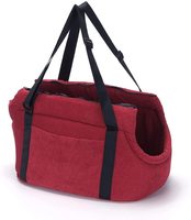 Sac à dos pour animaux de compagnie, sac à main en éponge chaude, sac de voyage portable, hiver chien shopping randonnée transporteur