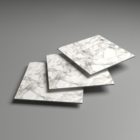 Carreaux de sol en porcelaine brillante 600x600mm antibactériens pour salle de bain, cuisine, revêtement de sol intérieur avec une épaisseur de 10mm