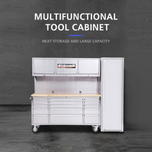 Hyxion Tủ Độc Lập R & D Tủ Làm Việc Băng Ghế Dự Bị Hộp Nhà Để Xe Schrank Xe Đẩy Cửa Hàng Làm Đẹp Giỏ Hàng, Đen Đỏ Ba Tủ - Product Image 3