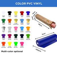 Film de transfert thermique en PVC Vinyle 0,61m*25m Papier en rouleau de sublimation à haute température