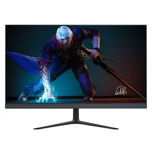 White black color 23.8 24 inch computer led screen monitor 23 23.8 inch FHD widescreen PC computer monitor with VGA HDMIed Audio