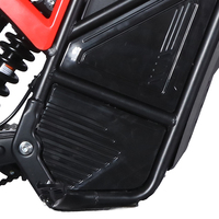 Motocicleta Eléctrica Todoterreno de Alta Capacidad HIGHPER de 10KW, 72V, 35Ah, con 90KM de Autonomía para Carreras Profesionales