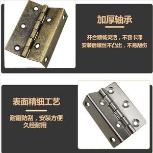 Bisagra triple plegable Yuyao de 60x15x1.2mm, herrajes de hierro para puertas de armario, accesorios para muebles - Product Image 4