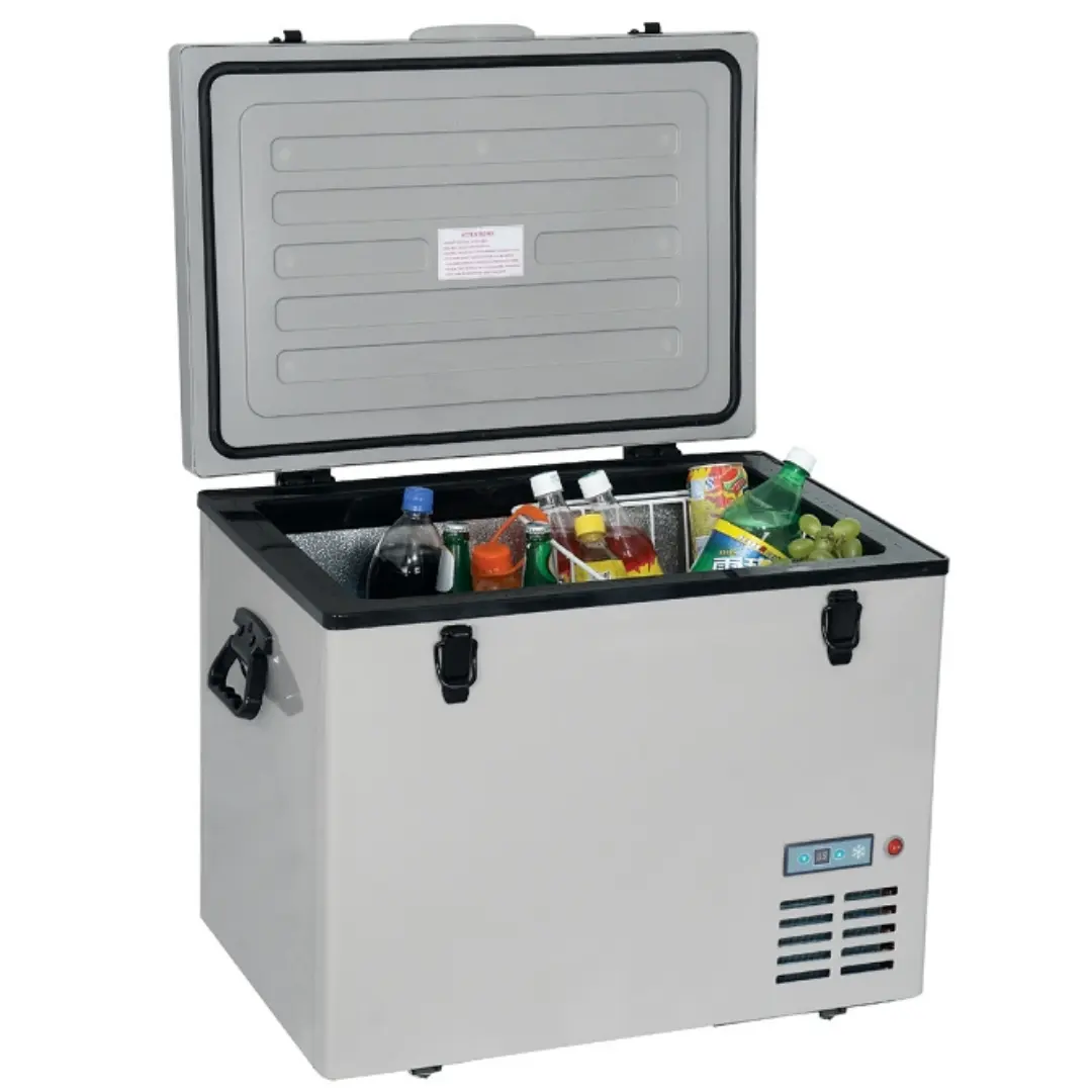 Beier Kulkas Portabel Mobil 12V, Kulkas Dc Freezer 80L