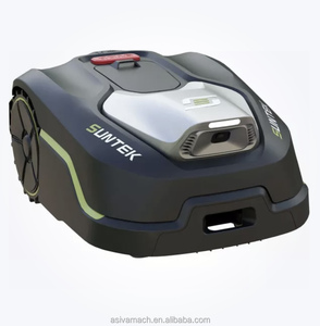 เครื่องตัดหญ้าอัจฉริยะไร้สายขับเคลื่อนด้วยตัวเอง 18V แบบไฟฟ้าอัตโนมัติ พร้อมแบตเตอรี่สำหรับชาร์จและคุณสมบัติอัจฉริยะ - Product Image 1