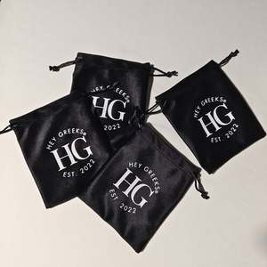 Custom Logo Luxury <b>Velvet</b> Drawstring Pouch Jewelry Dustproof <b>Bag</b> with Portable Design for Jewelry Packaging and Gift - Product Image 1