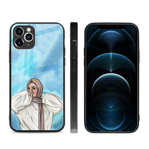 เคสโทรศัพท์ TPU กระจกเทมเปอร์แวววาวพิมพ์ลายเด็กผู้หญิงสำหรับ iPhone <span class=keywords><strong>7</strong></span> 8 XS ฝาหลัง11pro สำหรับ S23 ultra - Product Image 5
