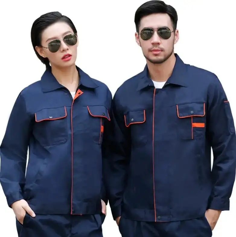 安全作業服メーカー作業服工場安全長袖作業服プロの作業服
