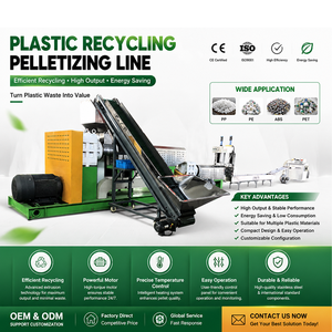 Pelletizzatore <span class=keywords><strong>Industriale</strong></span> per Scarti Plastici: per Scaglie Rigide Post-Consumo e Rifiuti di Film Post-Industriali - Product Image 1