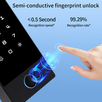 Nouveau métal étanche Smart TTLOCK WIFI télécommande clavier tactile lecteur de carte d'empreintes digitales contrôle d'accès