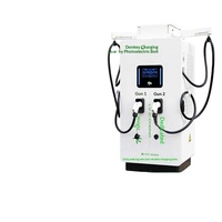 Station de charge double pistolet DC 360 kW 400 kW GBT 20234.3 Chargeur triphasé AC pour poids lourds monté au sol