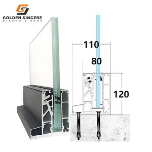 Garde-corps en verre de pont en alliage d'aluminium GS avec panneaux en verre trempé transparent - Product Image 2