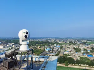 מצלמת מעקב כדורית לפטיפון בגובה גבוה