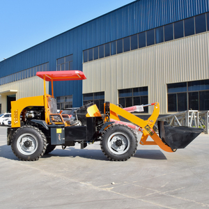 Pengiriman Gratis Wonway Farm Loader 25 HP Diesel Mini Wheel Loader Front Loader - Product Image 5