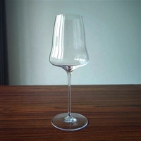 Verre à vin en cristal sans plomb ultra-fin, design nuage, modèle Josephine, pour restaurants et hôtels étoilés Michelin, vente en gros