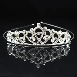 Wholesale Crystal Pageant Tiaras Party Headband Headpieces Head Birthday Kids Crown