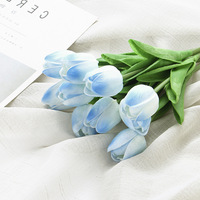 Heetverkopende mini-tulpen van PU kunstbloemen, thuisdecoratie, real touch, handgemaakt, waterdicht, modern bloemendesign, groothandel