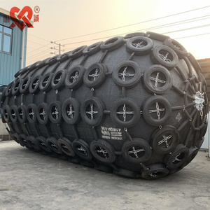 Xincheng merk ISO 17357 standaard Yokohama natuurrubberen scheepsfender zwart op maat gemaakte maat 2 jaar garantie diameter - Product Image 2