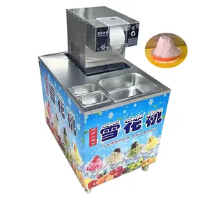 Commercial Korean Korea Kakigori Mesin Es Bingsoo Snow Snowflake Flake Cream Crusher Milk Snow Ice Machine