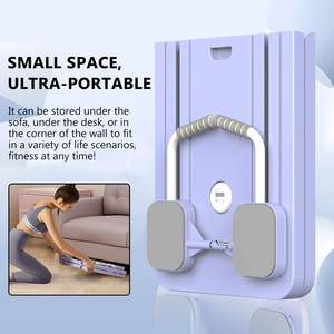 Planche de Pilates pliable en plastique portable pour la maison et le studio de Pilates, planche d'exercices abdominaux multifonctionnelle avec support pour téléphone - Product Image 5