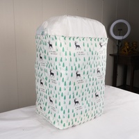 Bolsa de Almacenamiento de Tela Estampada Ecológica para el Hogar, Bolsas de Tela para Edredones, Bolsa de Lavandería Plegable, Cesta para Ropa Sucia, Bolsa de Almacenamiento para Ropa de Cama