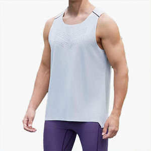 Chaleco de Running para Maratón, Sin Costuras, Ajustado, de Secado Rápido, Transpirable, Top Deportivo para Entrenamiento, Sin Mangas - Product Image 5