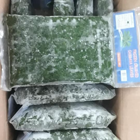 Cheap cassava tapioca freeze/frozen manioc leaf- Whatsap 0084989322607