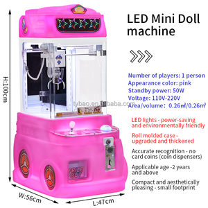 Fabrik großhandel Mini-Klauen kran Münz betriebenes Indoor-Spiels pielzeug für Kinder Krallen maschine - Product Image 5