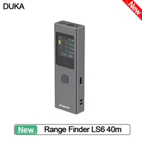 DUKA ATuMan LS6 40M Mini niveau laser télémètre rechargeable deux-en-un avec écran OLED pour la mesure d'angle 480mAh