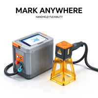 Marqueur laser à fibre portable, mini marqueur laser pour métal, acier, aluminium, plastique, équipement de gravure laser industriel