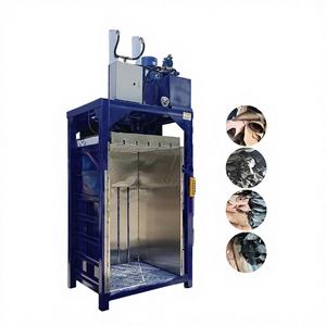 Presse à balles hydraulique verticale pour le recyclage du papier, du carton et du cuir, destinée aux usines de recyclage - Product Image 1