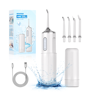 Hilo de agua con logotipo personalizado IPX7, hilo dental portátil eléctrico, máquina de limpieza bucal OEM, <span class=keywords><strong>irrigador</strong></span> bucal de limpieza de <span class=keywords><strong>ortodoncia</strong></span> - Product Image 1