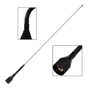 Antenne mobile VHF pour voiture Spring Base 136-174 MHz, dorée, pour radio VHF - Product Image 1