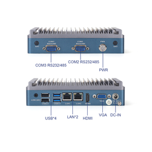 Valano IC07 มินิพีซีอุตสาหกรรม Intel J6412 พอร์ต <span class=keywords><strong>LAN</strong></span> คู่ 2.5G ระบบกู้คืน OS คอมพิวเตอร์แบบฝังตัวไร้พัดลม ทนทาน รองรับ 4G - Product Image 2