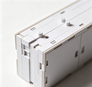 Échantillons de pièces structurelles pour maquettes architecturales personnalisées, service de prototypage sur mesure de modules miniatures en plastique pour bâtiments - Product Image 6