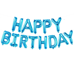 Factory Supplier 16 Inch Happy Birthday Foil <b>Balloon</b> Banner Individual Package Birthday 13pcs Letter <b>Balloon</b> Party <b>Decoration</b> - Product Image 4