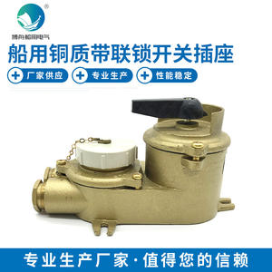 Interrupteur et prise à verrouillage en cuivre CZKLS2-2 D2 de qualité marine en stock Matériel marin - Product Image 5