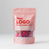 Bonbons Gélifiés Fruités Personnalisables avec LOGO, Faible Teneur en Sucre 3g, Faible en Calories, Sans Sucres Additifs