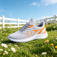 Zapatillas Deportivas Casuales Unisex OEM ODM, de Corte Bajo, Transpirables, con Cordones, Ligeras, Cómodas, para Caminar, para Mujer