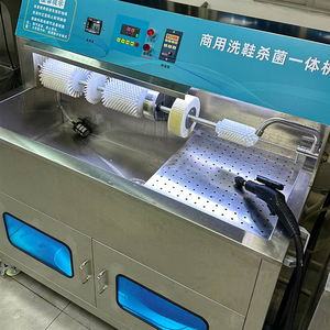 Máquina de Limpieza en Seco Industrial Comercial HELAXEN, de Alta Presión, Continua, de Acero Inoxidable, para Limpiar, Secar y Desinfectar Zapatos - Product Image 3