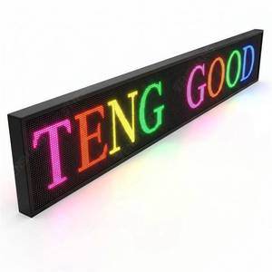 Letrero LED RGB P5 a Todo Color, Programable, <span class=keywords><strong>de</strong></span> Una o Dos Caras, para Interiores y Exteriores, Tablero Publicitario para Tiendas, Control por Aplicación - Product Image 1