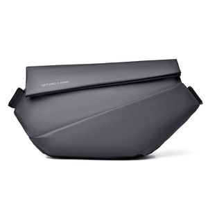 Crossbody <b>Bag</b> <b>Men</b> Large Capacity Waterproof Oxford Cloth Chest <b>Bag</b> <b>Work</b> Commute Solid Color Splicing - Product Image 1