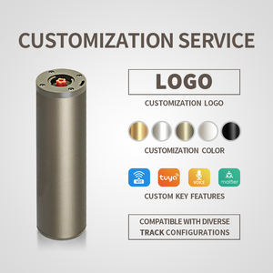 Motor para Cortinas KYOK Color Oro Champán con Activación por Voz - Compatible con Riel de Cortina Elíptico para Hogar Inteligente - Product Image 2