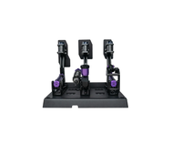 Pédales de simulation de course CONSPIT Cpp Lite avec vibrations et freins hydrauliques – Périphériques de jeu pour simulateur de conduite