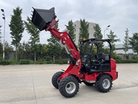 CASEREM TL10 pour mini-chargeuse sur pneus diesel avec système entièrement hydraulique, capacité de la benne de 0,6 m³ pour l'agriculture et la construction