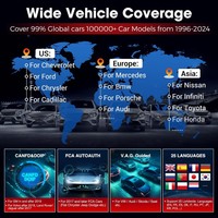 Escáner de Sistema Completo Launch X431 PRO ELITE, Herramienta de Diagnóstico Bidireccional con Codificación de ECU CANFD DOIP